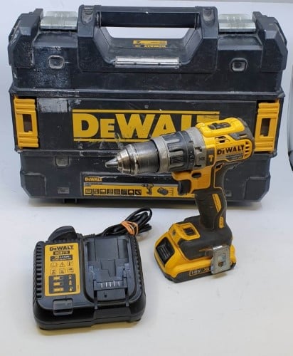 Drill Dewalt Dcd796 Brushless 18V Xr Combi Drill With 2 0Ah Battery