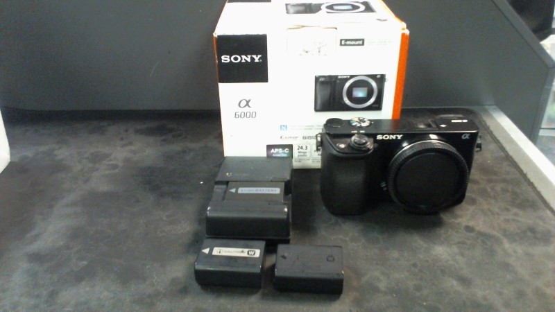 Sony Alpha buy a6000 24.3 MP Digital Camera - Black (Body Only). No Working.