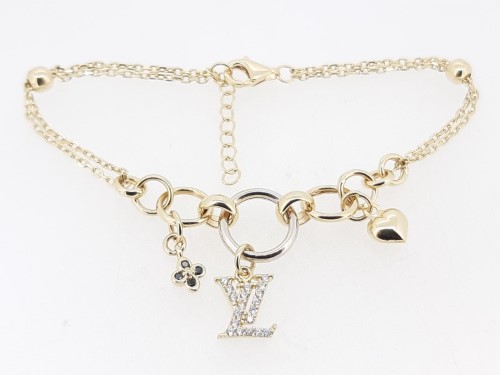 Metal link hot sale charm bracelet