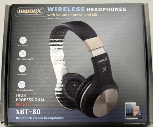 Riwbox wireless online headphones