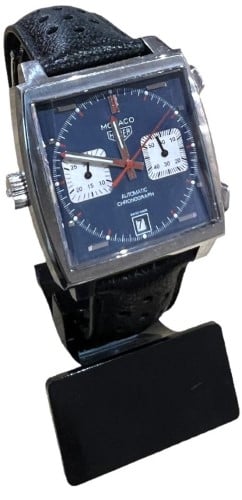 TAG Heuer's Monaco Gulf Special Edition Honors Steve McQueen | Tag heuer,  Tag heuer monaco, Watches