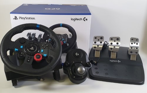 Logitech G29 Driving Force Wheel With Driving Force Shifter Boxed 