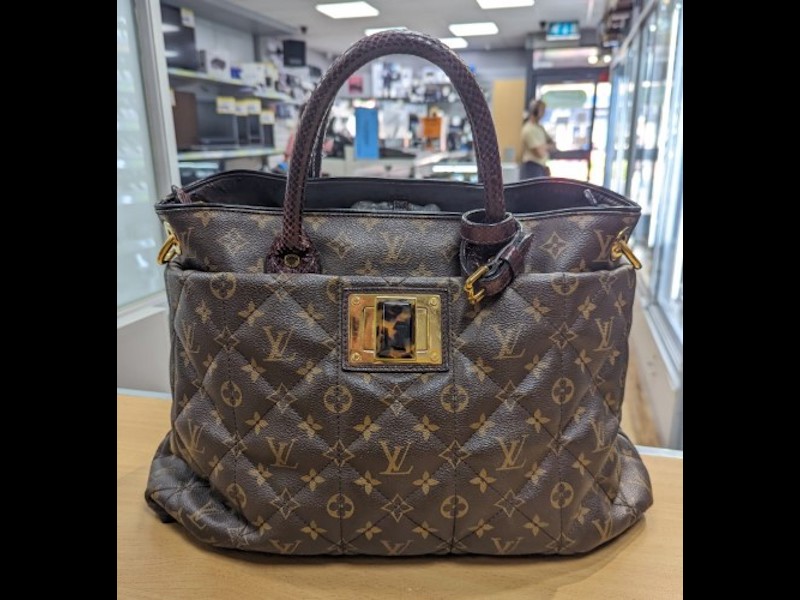 Louis Vuitton, Bags, Louis Vuitton Limited Edition Exotique Python Monogram  Etoile Tote Travel Bag Gm