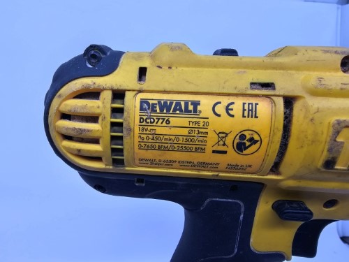 Dewalt Dcd776 With 1.5Ah Battery ( No ) Dcd776 With 1.5Ah Battery | 030300244459 | Cash Converters