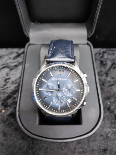 Mens emporio armani chronograph deals watch ar2473