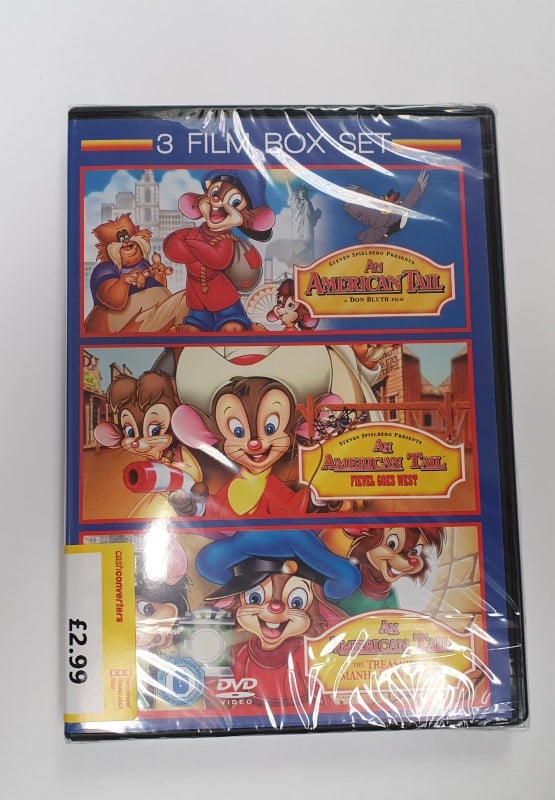 Dvd An American Tail 3 Film Set 