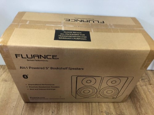 Fluance Ai41 Powered 2-Way 2.0 Stereo Bookshelf Speakers With 5