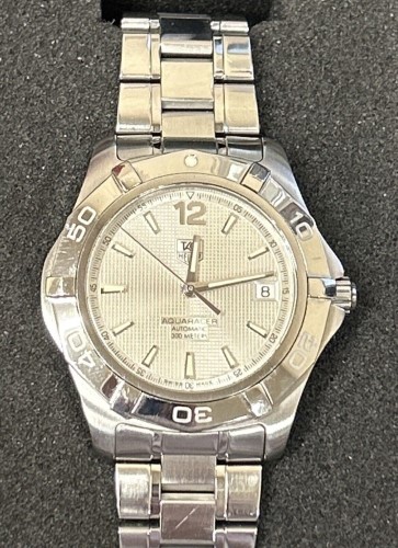 Tag Heuer Watch Mens Aquaracer Waf2111 39mm Automatic Mens Watch