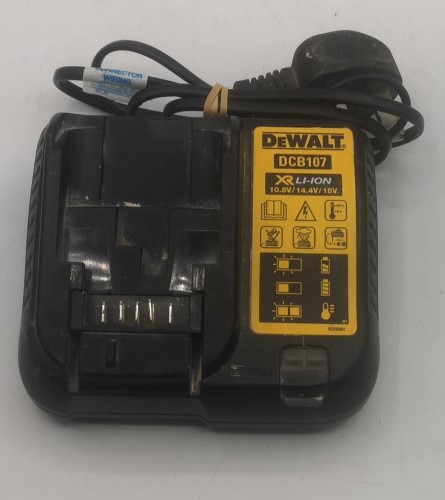 Dewalt Dcb107 Battery Charger Xr Li Ion 10.8V 14.4V 18V