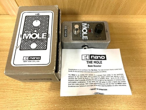 Electric Electro Harmonix Bass Booster The Mole Guitar Pedal