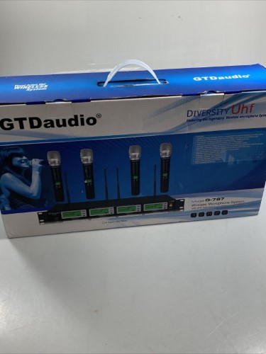 Gtdaudio G 787H 4X800 Channel Uhf Diversity Wireless Microphone