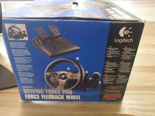 LOGITECH Driving Froce Pro hot 4PS2 Complete Set