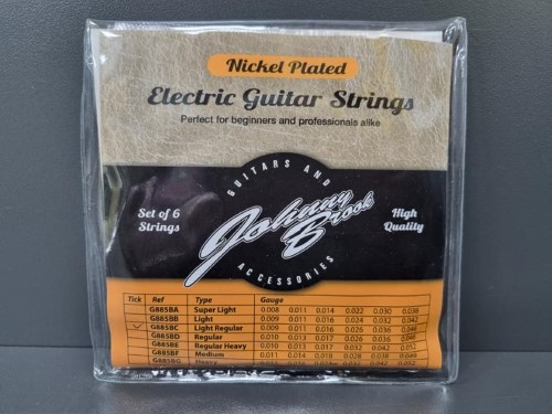 New Johnny Brook Nickel Plated Electric Guitar Strings Light