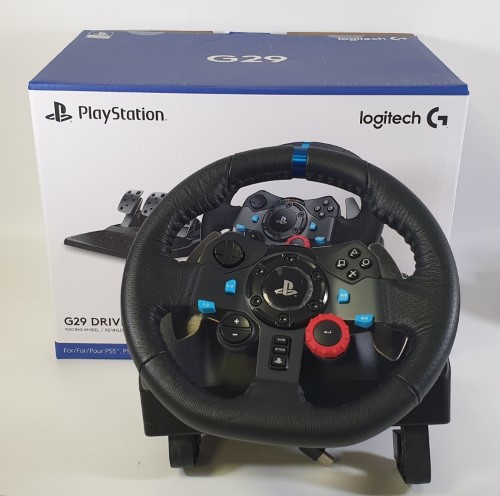 Logitech G29 Driving Force Wheel With Driving Force Shifter Boxed 