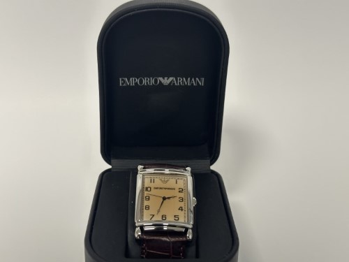 Emporio Armani Watch Unisex Ar0203 for 39.99 Second Hand