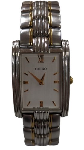 Seiko rectangular mens discount watch