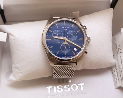 Mens tissot pr100 hot sale chronograph watch