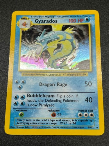 Pokemon Gyarados Base Set 6/102 (Lp) | 048100184273 | Cash Converters