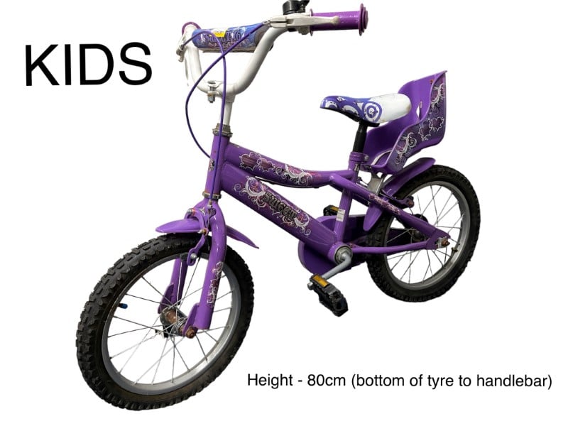 16 purple bike