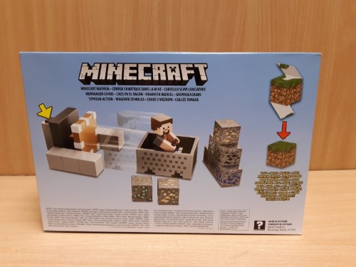 minecraft minecart mayhem playset