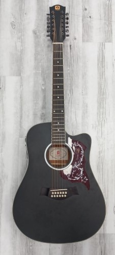 Vangoa 12 String Electro Acoustic Black 016500240104 Cash