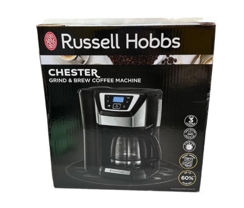 Russell Hobbs Grind & Brew Coffee Machine, 22000, Black