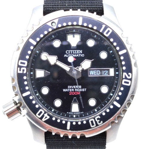 Citizen Pro Master Watch Mens Automatic 8203 824393 038900163904