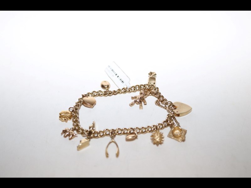 9ct Yellow Gold Charm Bracelet - Cash Converters