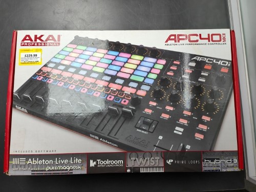 Audio Mixer Akai Apc40 Mkii Mk2 Midi Control Surface For Ableton