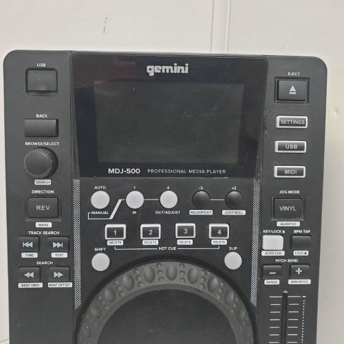 Gemini Mdj-500 Professional Usb Media Player. | 038600266380 