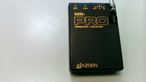 Azden Wr Pro Ce Wireless Reciever Black 044600104722 Cash