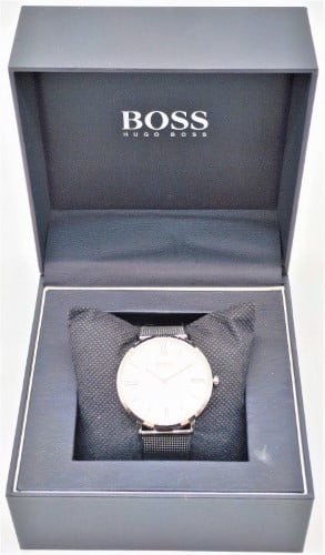 Hugo boss store jackson watch silver