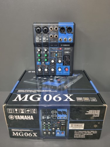 Audio Mixer Yamaha Mg06x Mixing Console | 049500098742 | Cash