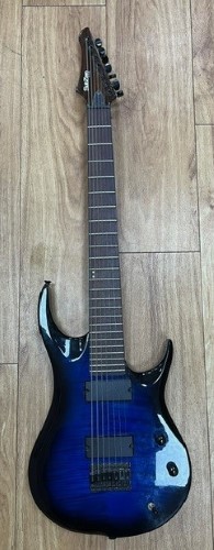 Subzero 7 String Electric Guitar Blue 054400238764 Cash Converters