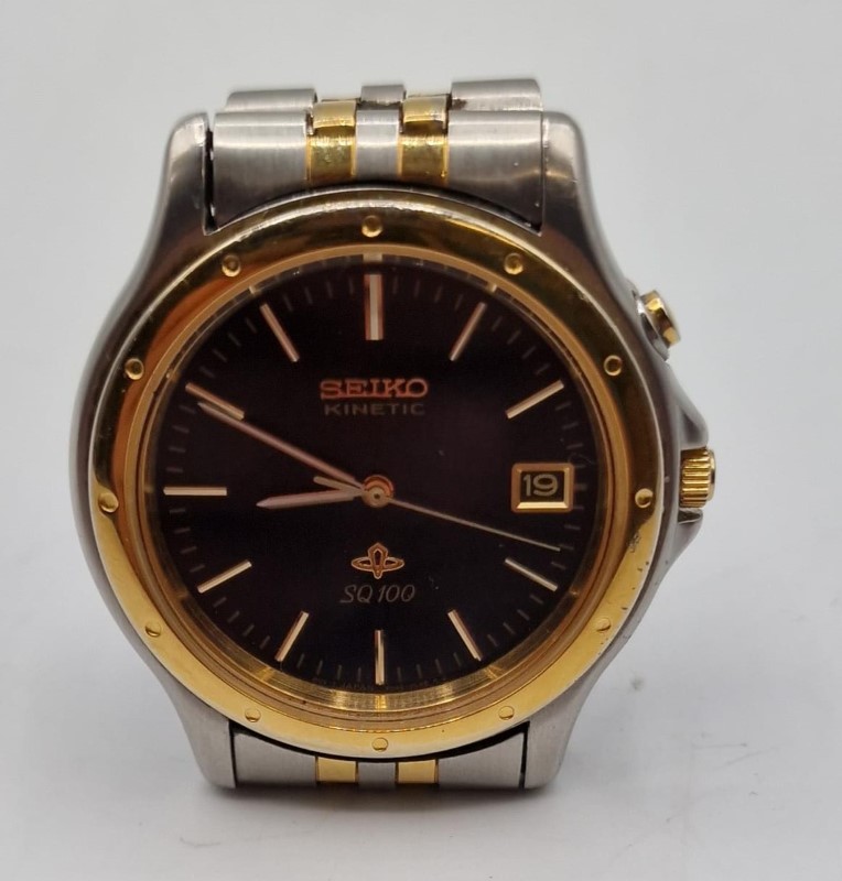 Seiko Watch Mens Kinetic 5M42-0860 Vintage Watch | 039700152632 | Cash  Converters