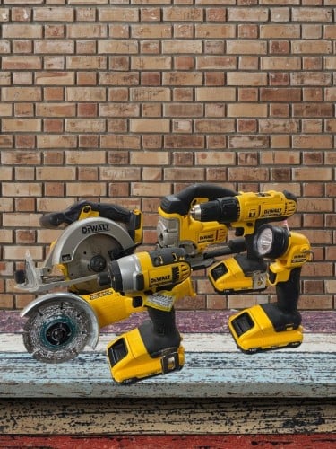 Dewalt Dck677l3t Drill Inpact Jigsaw Circ Saw Angle Grinder