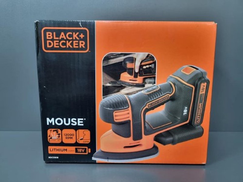 Black and Decker BDCDS18 18v Cordless Mouse Sander
