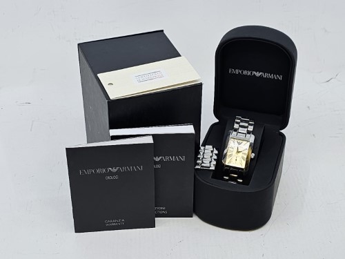 Emporio armani watch on sale box