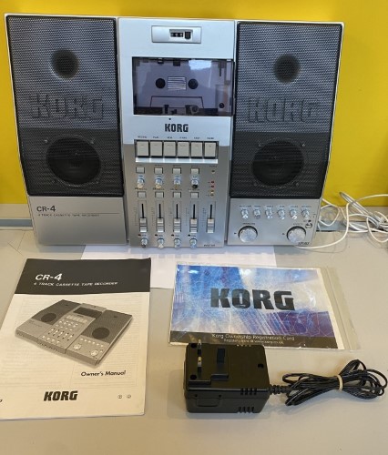 Korg 4 Track Tape Recorder Cr-4 Silver | 027200138635 | Cash 