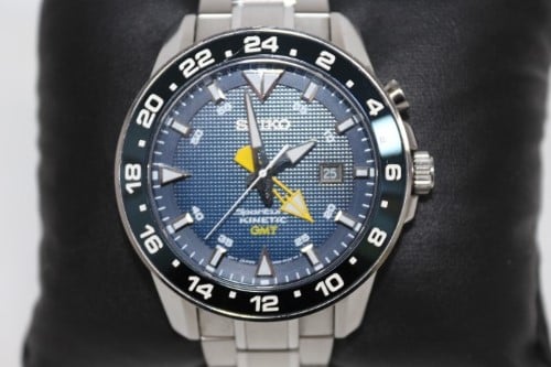 Seiko sportura kinetic outlet gmt sun017p1