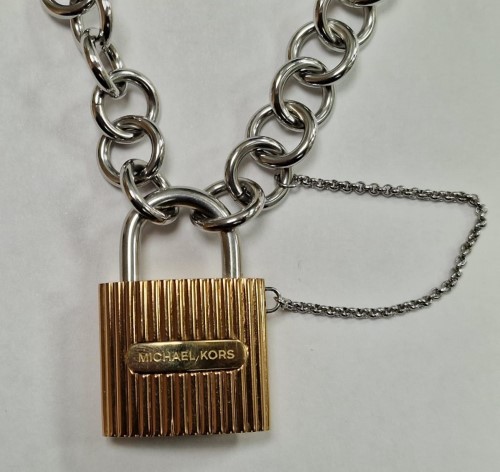 Metal Michael Kors Padlock Necklace Chain  | 046300068951 | Cash  Converters