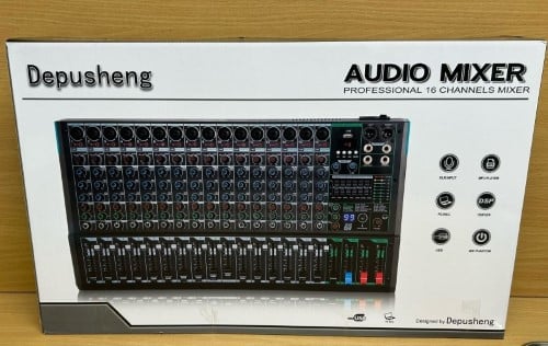 Depusheng Pa16 Professional 16-Channel Mixer Dj Controller With 99 