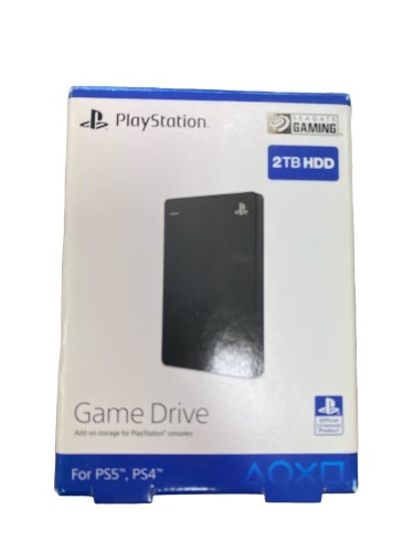 2TB Seagate Gaming Ps4 / Ps5 Gamedrive Ps4 / Ps5 Gamedrive Black