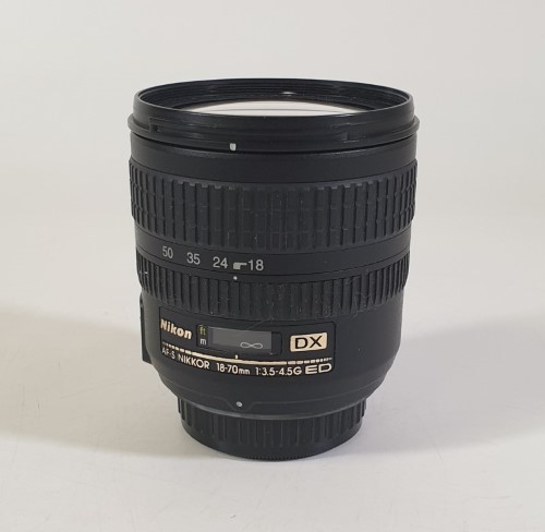 Nikon Af-S Dx Zoom-Nikkor 18-70mm Lens Zoom Nikon Dx Black for £60.00  Second Hand