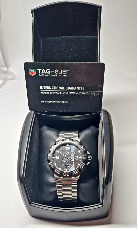 Tag Heuer Formula 1 Gulf Edition Watch Mens Wah1013