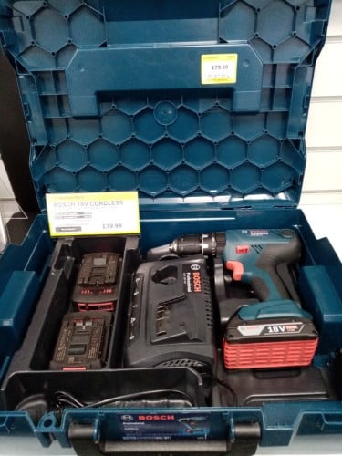 Bosch Gsb-18v Cordless Drill 