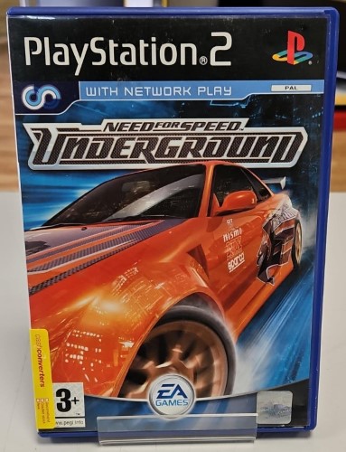 Need for speed 2024 underground playstation 2