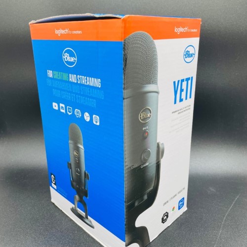 Logitech Blue Yeti Usb Streaming Gaming Podcast PC Microphone