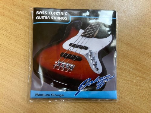 Medium Gauge Bass Electric Guitar Strings Black