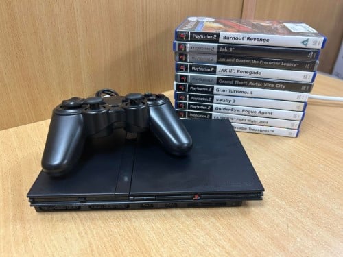 slim black ps2